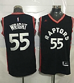 Toronto Raptors #55 Delon Wright Black Stitched NBA Jersey,baseball caps,new era cap wholesale,wholesale hats